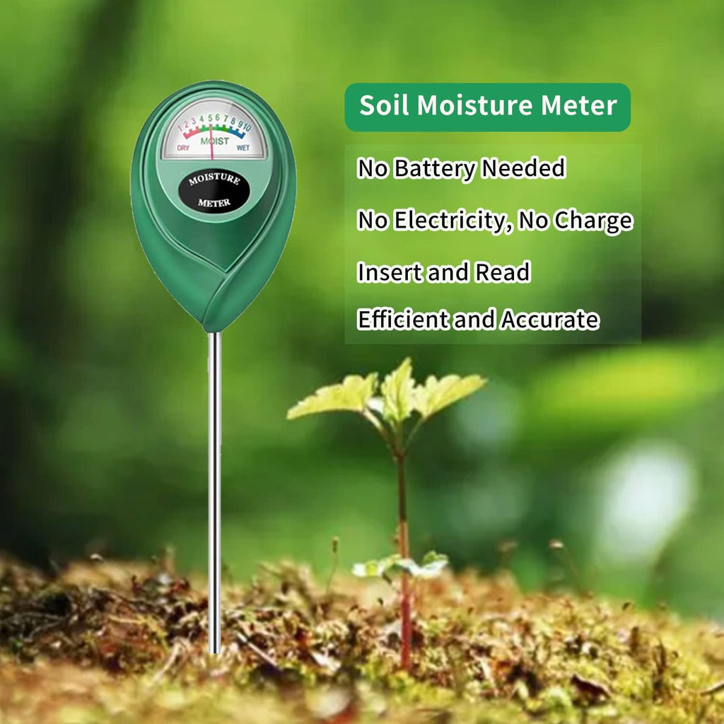 Soil Moisture Meter, Long Probe Soil Moisture Monitor for House Plants, Soil Hygrometer Moisture Sensor for Indoor &