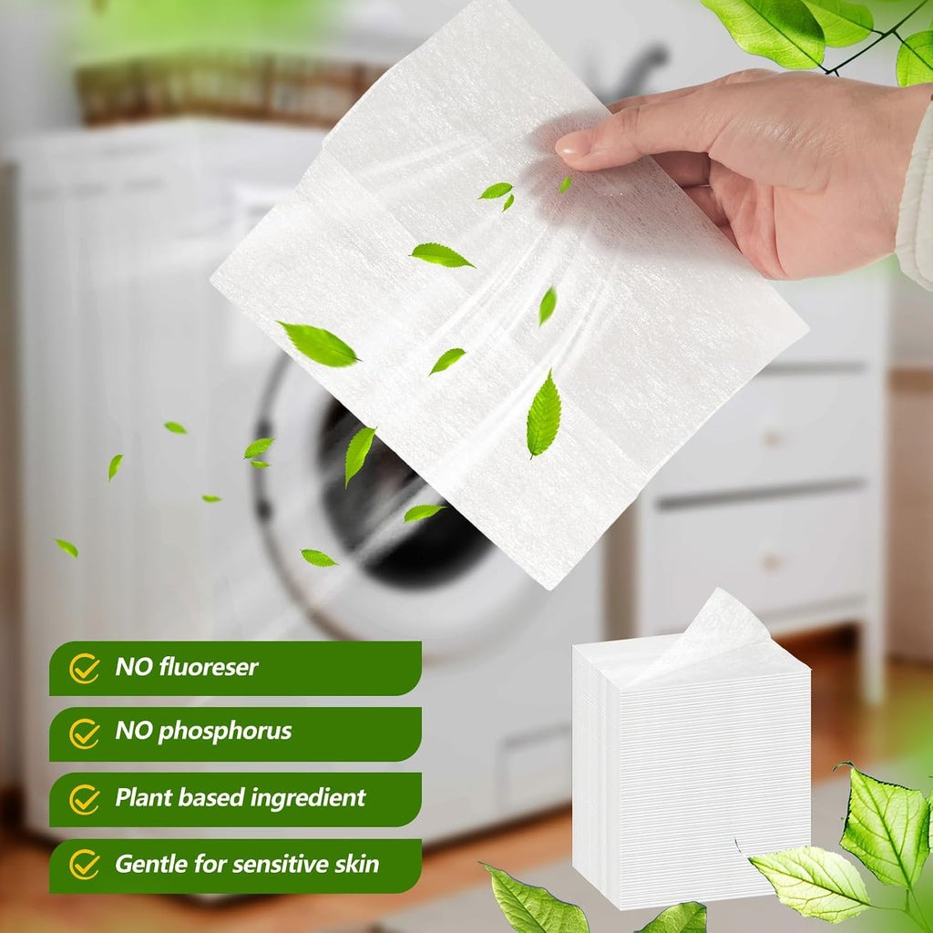 600 Count Dryer Sheets Bulk Fabric Softener, Unscented Dryer Sheets