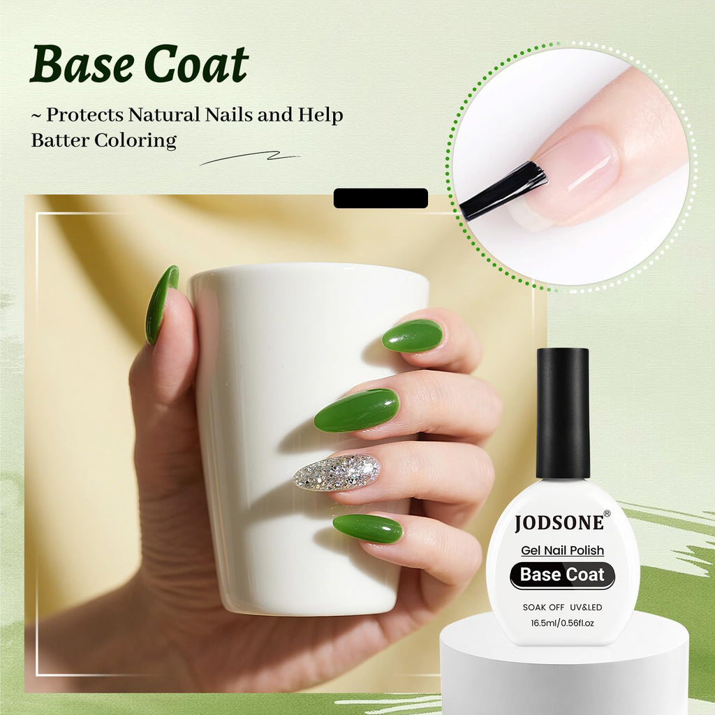 3Pcs 16.5ml Top Coat And Base Coat Set with Builder Gel No Wipe Top Coat Base Gel Builder for Thickening Strengthener