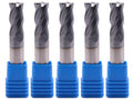 SEFHLI 4 Flute Solid Carbide Square End Mill Set(5Pcs, 7/16"), AlTiN Coated
