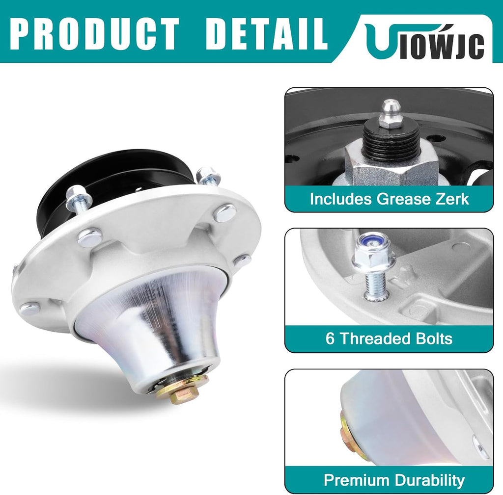 54 Inch Deck AM144424 Mower Spindle Assembly Compatible with John Deere ZTrak 54 Inch Deck X730 X738 X758 Z540R X710 Z655 X739 X940 Z625 Z535R X754 Replaces 1025 05381