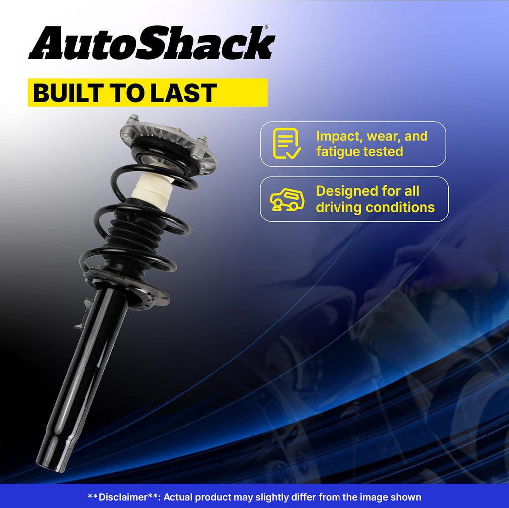 AutoShack Front Complete Strut Assembly with Coil Spring, 1pc