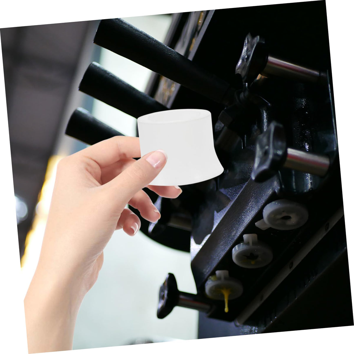 2pcs Ice Cream Machine Silicone Ring Replacement for Leak Proof