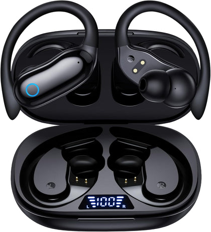 Active Noise Cancelling Ear Buds Wireless Earbuds 96hrs Playback Bluetooth Headphones Dual Battery Display Stereo
