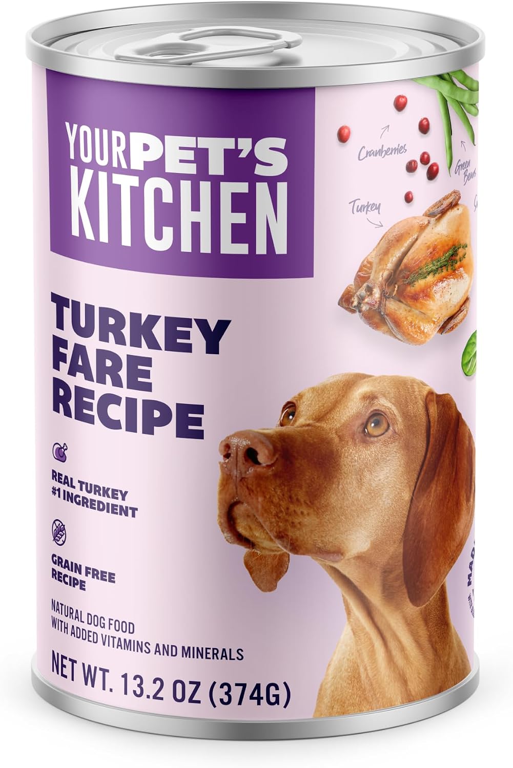 Turkey Fare Wet Dog Food Loaf, 13.2 oz (6-Pack)