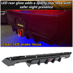 Autrix Rear Diffuser Compatible with 2015-2023 Dodge Challenger w/LED Light