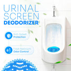 Urinal Screen Deodorizer, EVA Anti-Splash, Blue & Purple, 12 Pack
