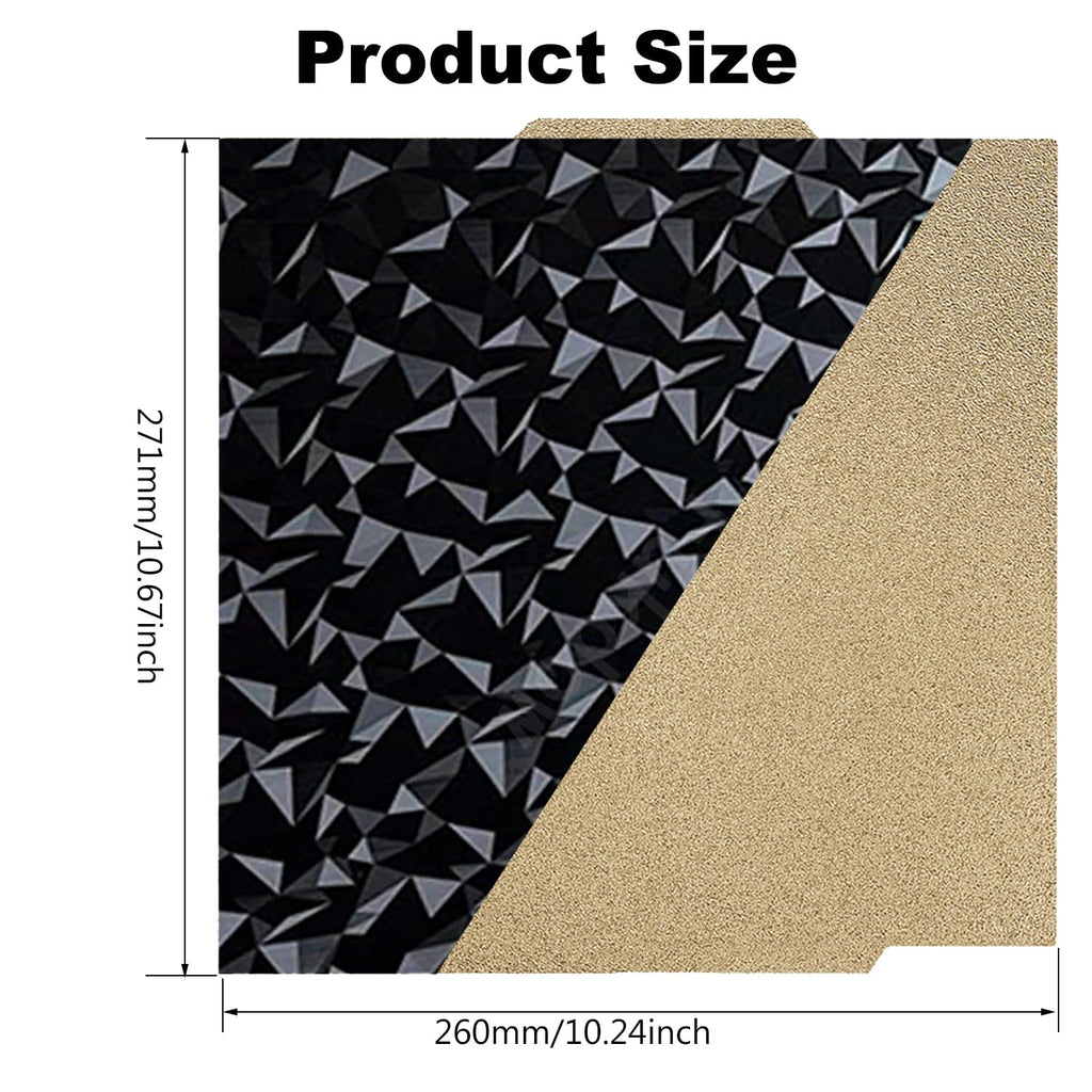 for CC2/Centauri Carbon Build Plate Smooth PEO Textured PEI Hotbed | For Elegoo CC2/Centauri Carbon/Centauri, 3D