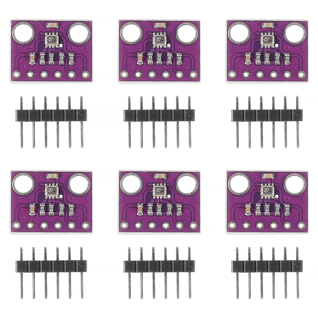 6PCS BMP280 3.3V Sensor Module Atmospheric Pressure Sensor Modules Temperature Sensor Module for Arduino for Raspberry Pi(BMP280)