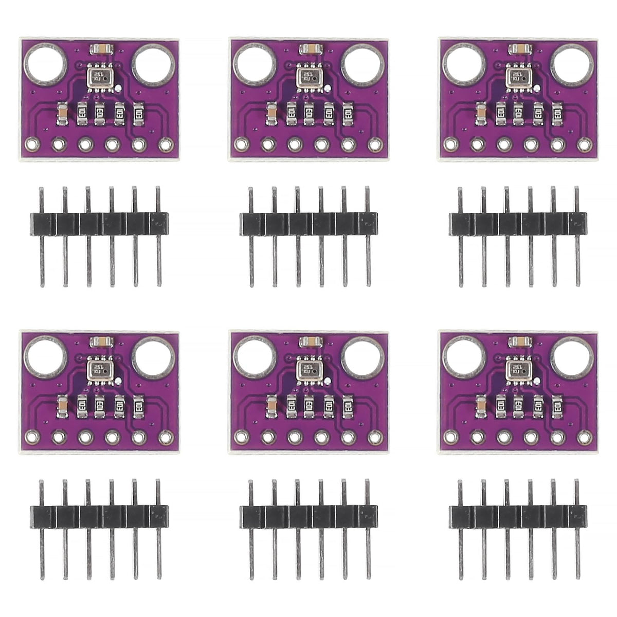 6PCS BMP280 3.3V Sensor Module Atmospheric Pressure Sensor Modules Temperature Sensor Module for Arduino for Raspberry Pi(BMP280)
