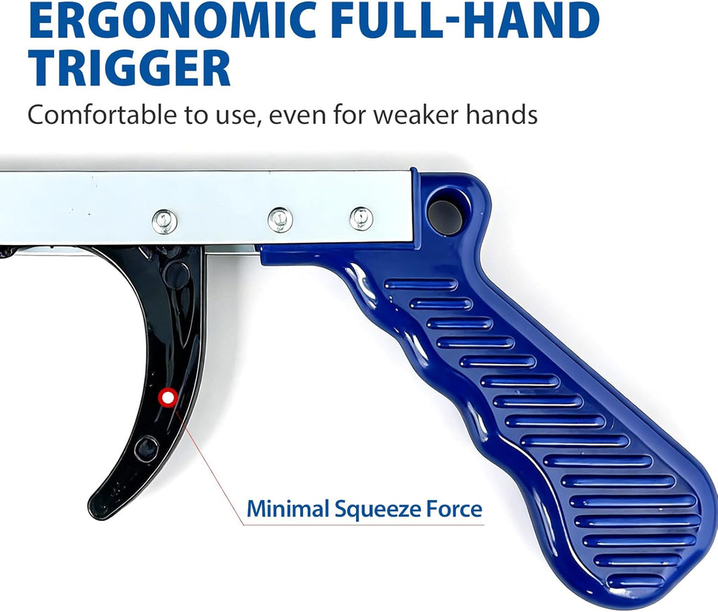Blue Jay 32" Reacher Grabber Tool for Seniors, 2 Pack - Sturdy Non-Folding Pick Up Stick with Magnetic Tip