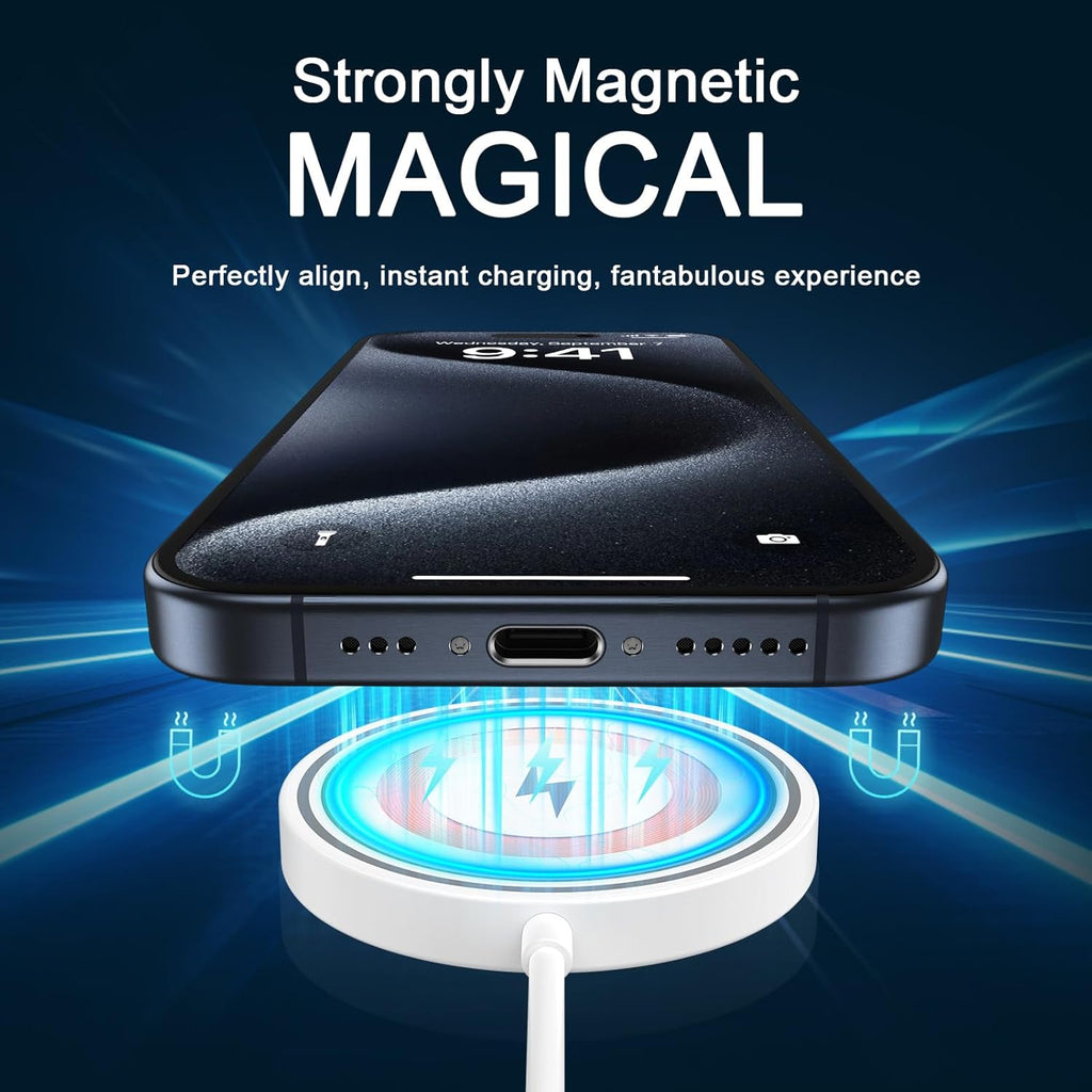 Magnetic Wireless Charger for Google 10A Fast Charging Pad for Pixel 10 Pro XL/10 Pro Fold/10 Pro/9A/9 Pro XL