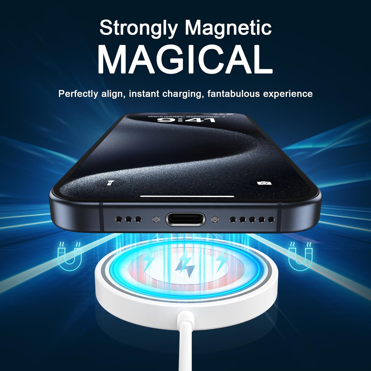 Magnetic Wireless Charger for Google 10A Fast Charging Pad for Pixel 10 Pro XL/10 Pro Fold/10 Pro/9A/9 Pro XL