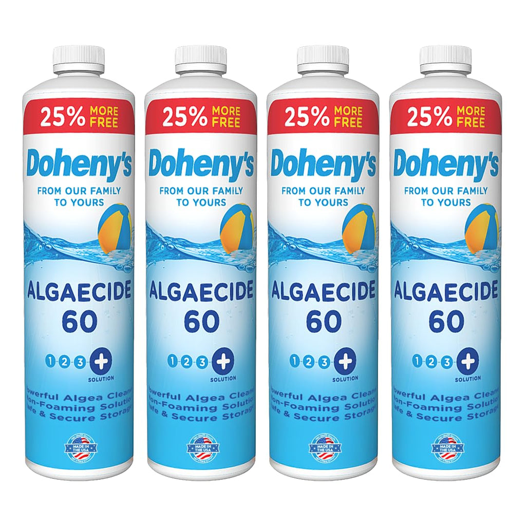 Algaecide 60 | Pro-Grade, Metal-Free & Non-Foaming | Prevents All Algae Types | No Stains or Clouding | Safe for