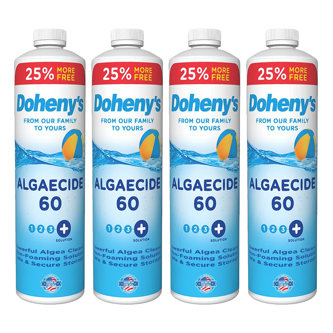 Algaecide 60 | Pro-Grade, Metal-Free & Non-Foaming | Prevents All Algae Types | No Stains or Clouding | Safe for