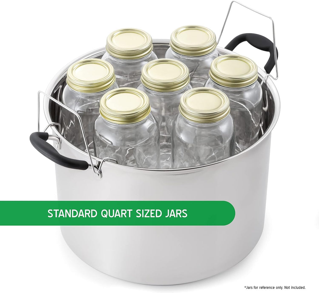 Prep•N•Cook by McSunley 21.5Qt Induction Stainless Steel Water Bath Canner