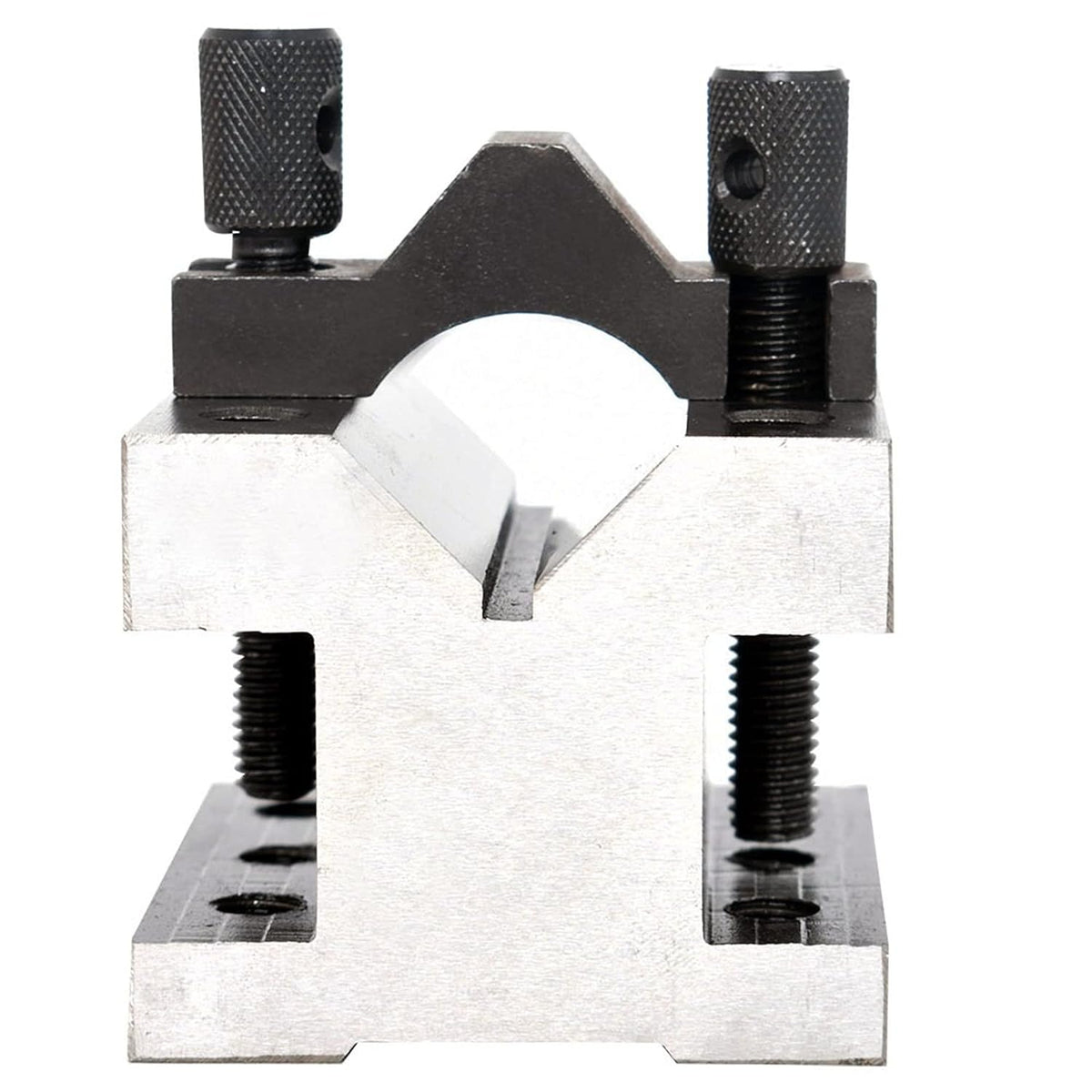 2-3/8 x 2-3/8 x 2 V Block with Clamp Set, 90 Degree Hardened Steel