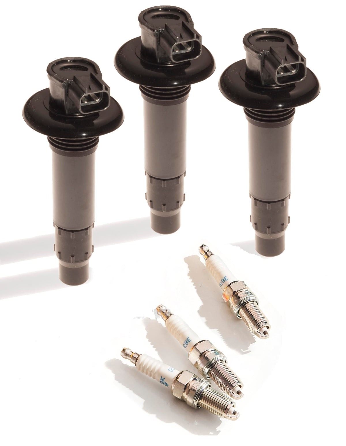 3 Pack Ignition Coil & Spark Plugs Replacement for Seadoo 4-Tec All 130 155 185 215 255 260 HP
