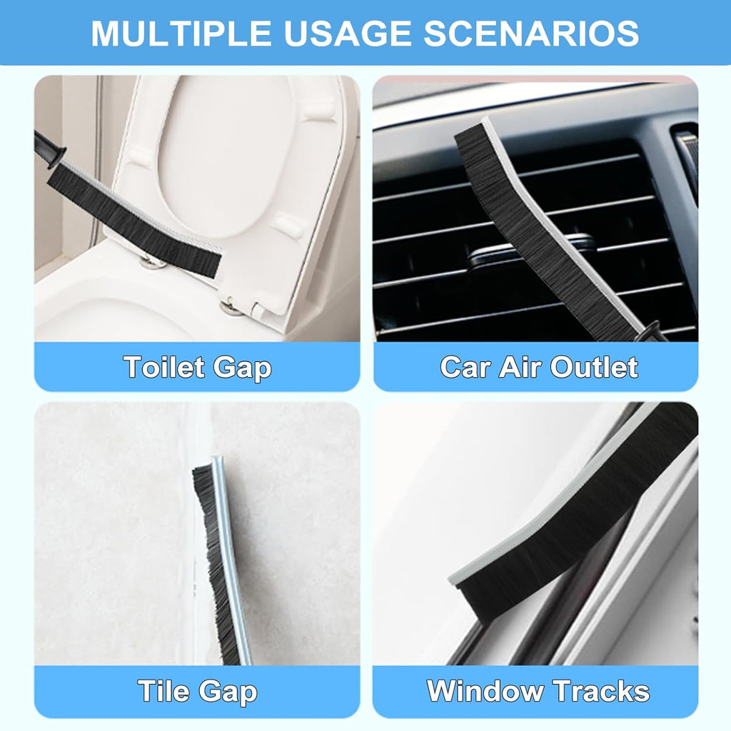 11Pcs Crevice Cleaning Brush Set, Hard Bristle Cleaning Supplies for Kitchen, Bathroom, Corner, Grout, Sink