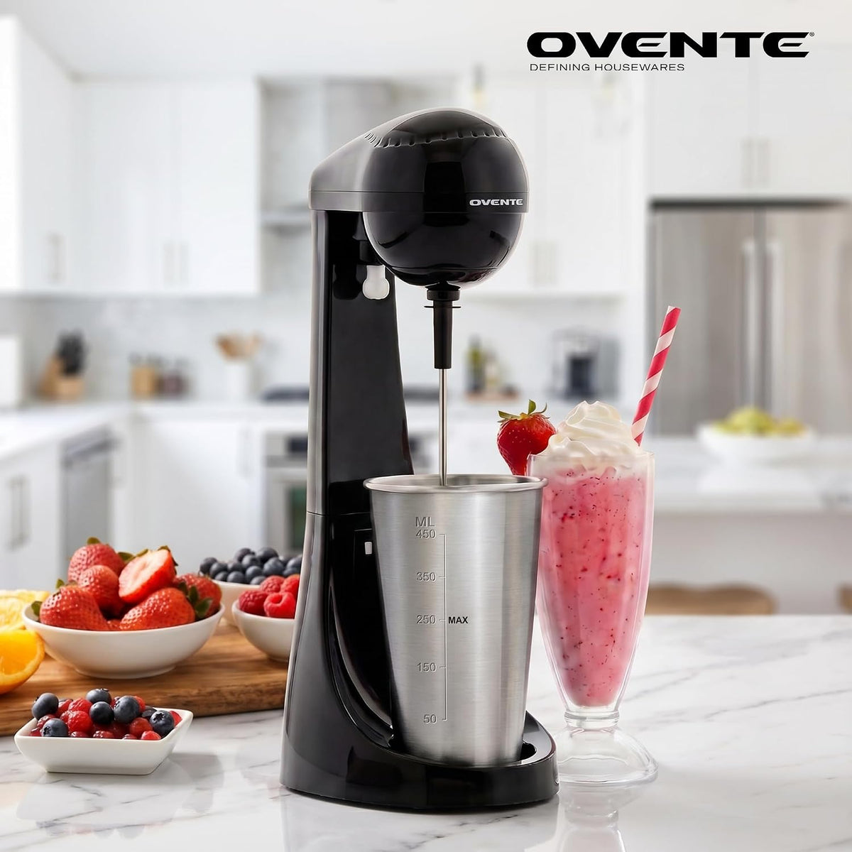Classic Milkshake Maker and Electric Drink Mixer, Black MS2070B