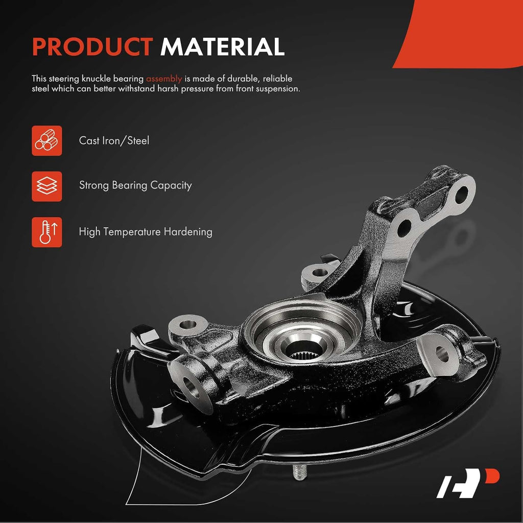 A-Premium Front Right Steering Knuckle & Wheel Bearing Hub Assembly