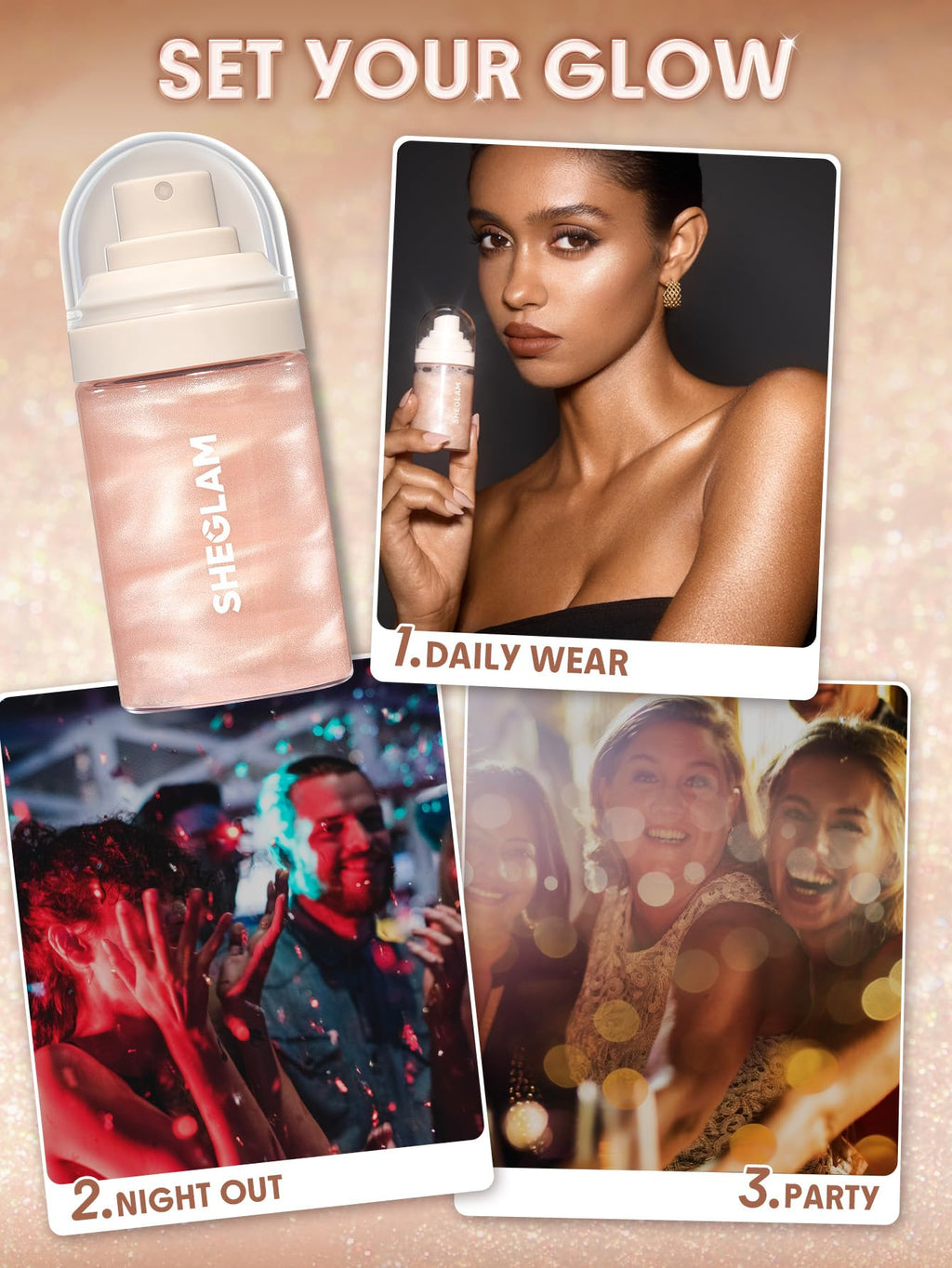 Light Me Up Luminous Waterproof Makeup Long Lasting Setting Spray