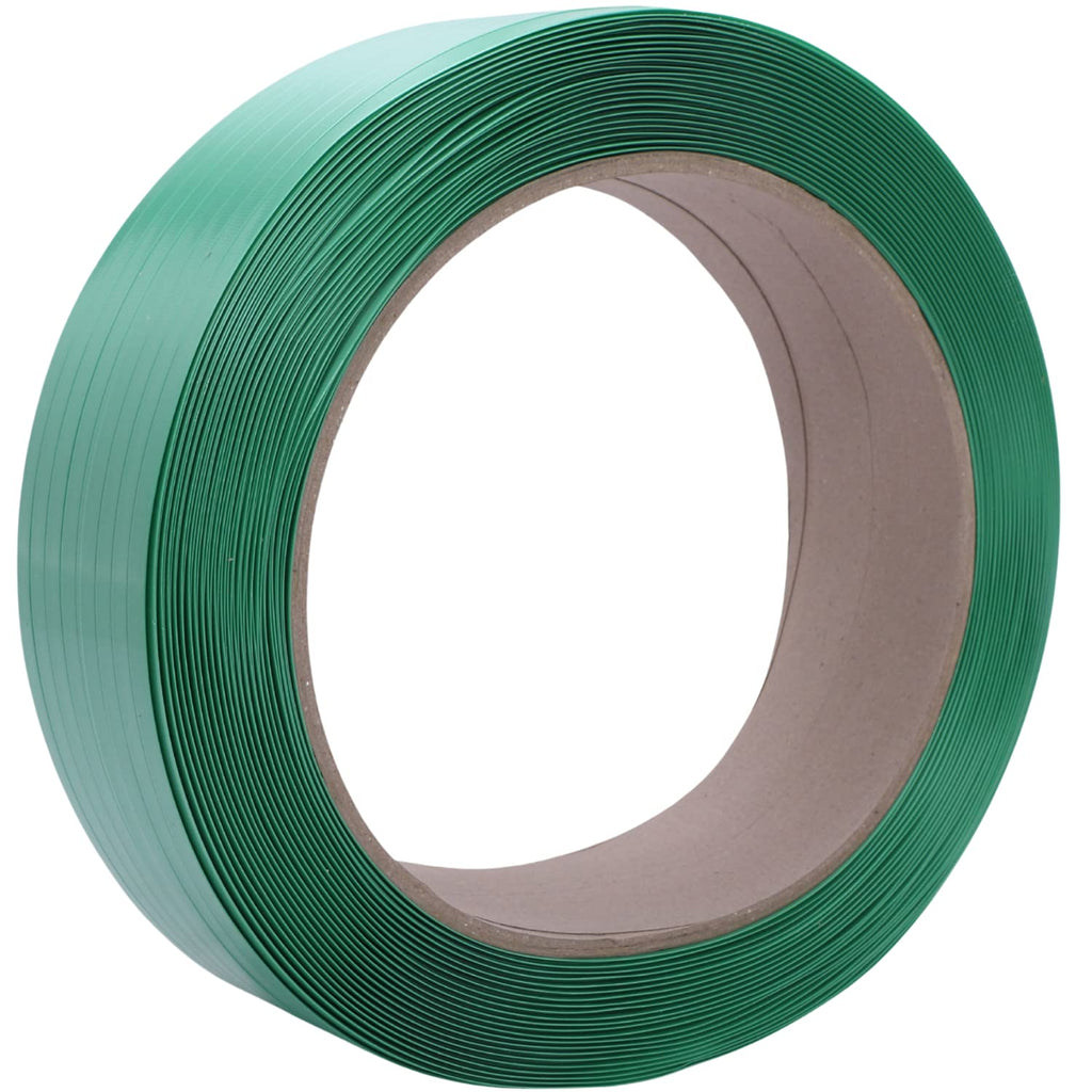 5/8" x 0.031" x 3773' Polyester (PET) Strapping Roll, 1014 lbs Break Strength - UV, Water, and Rust Resistance