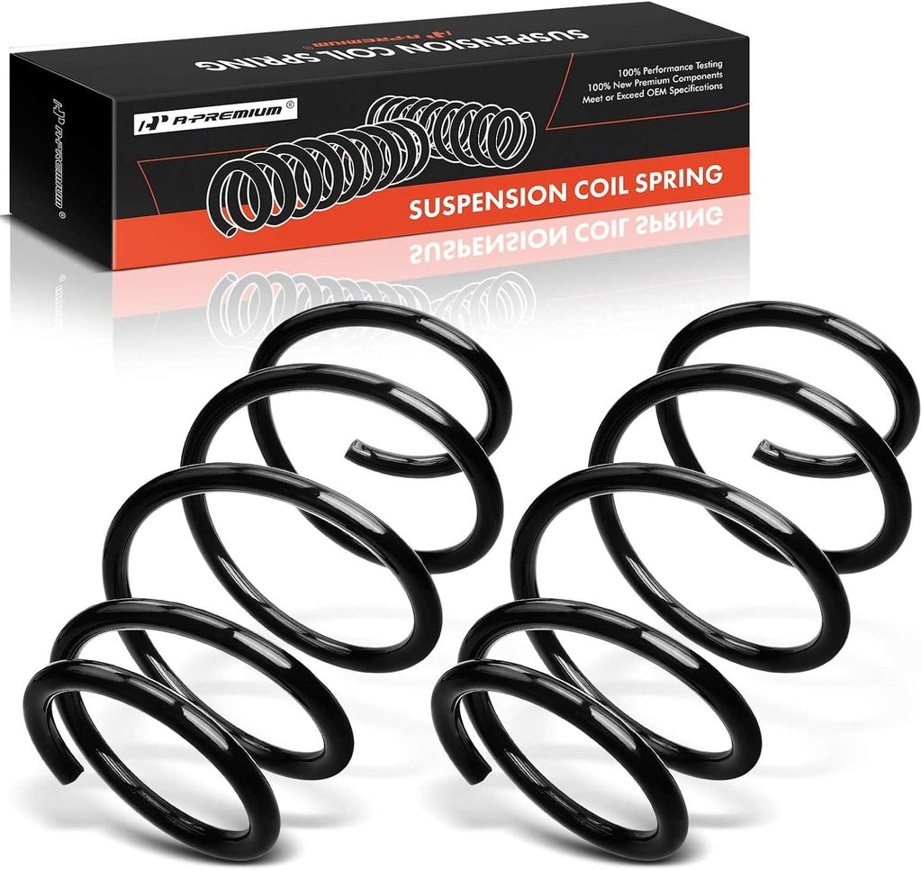 A-Premium Front Suspension Coil Spring Set Compatible with Toyota