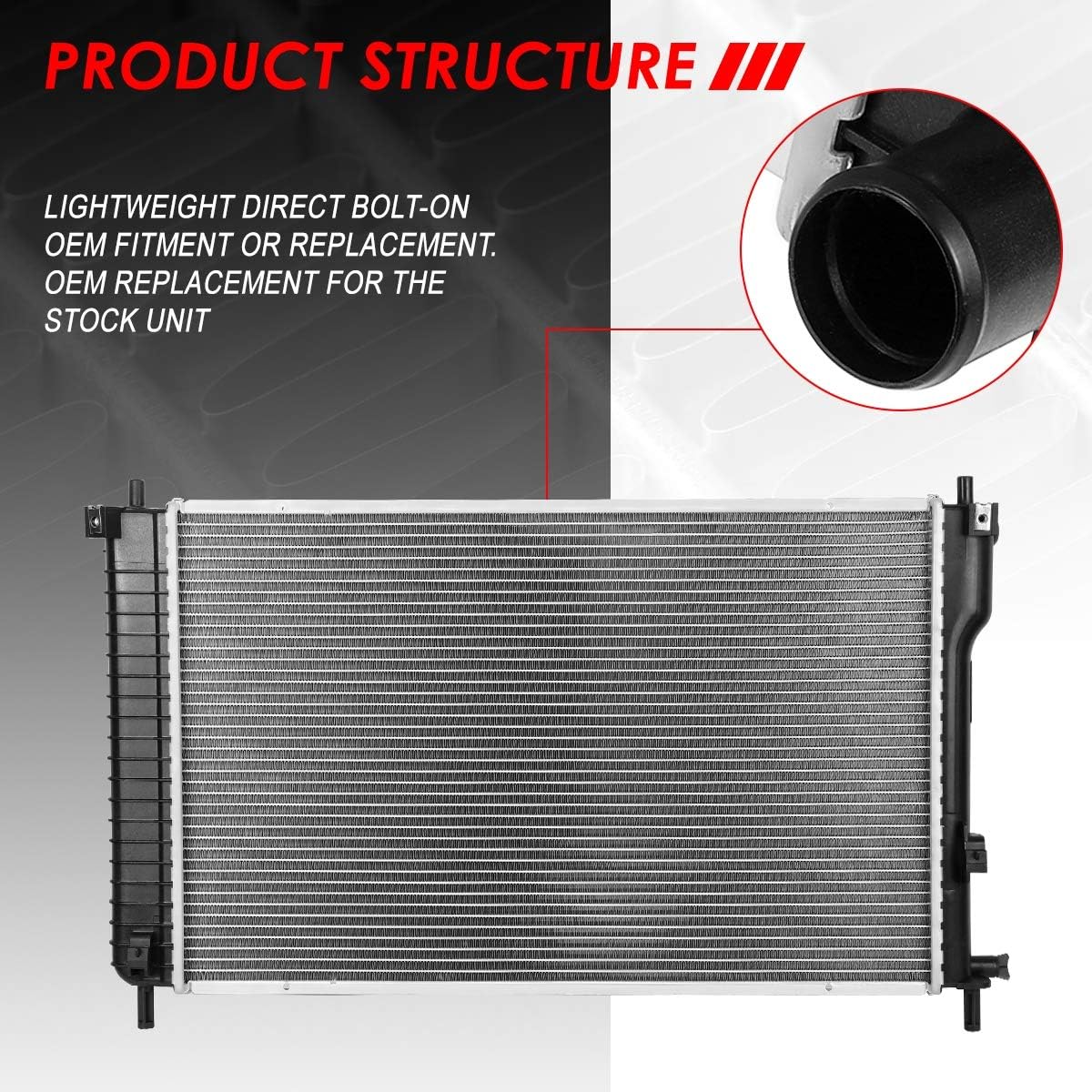 Auto Dynasty 2879 Radiator for 06-09 Chevy Equinox Pontiac Torrent 3.4L AT