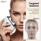 GloShell Mini Gua Sha Facial Massager, Hot & Cold, Microcurrent
