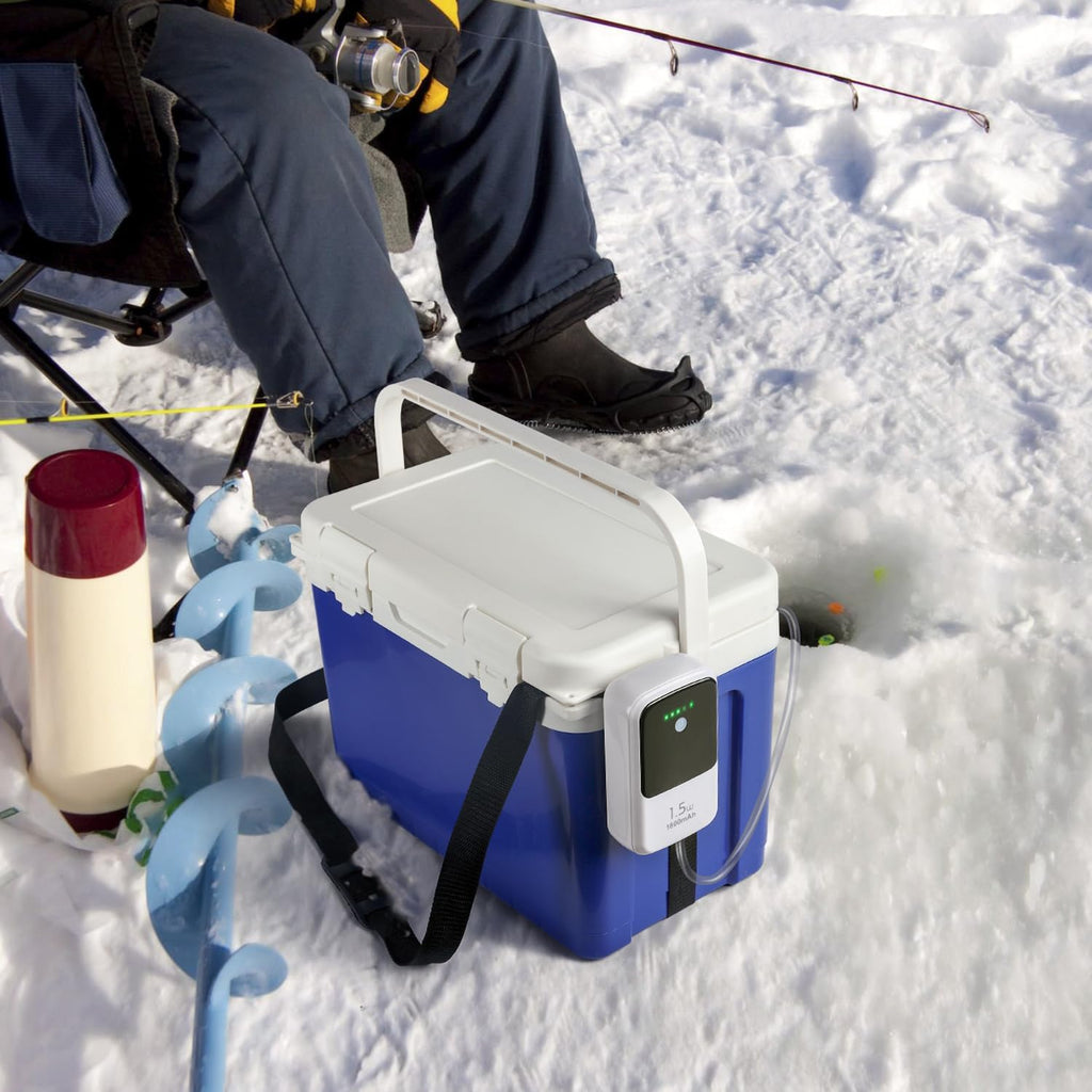Rechargeable Aerator Portable Fish Bait Bucket Aquarium Air Pump
