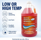 Machine Dishwash Detergent – Low or High Temp Commercial Dishwasher Detergent, Heavy Cleaning and Destaining – 128 oz
