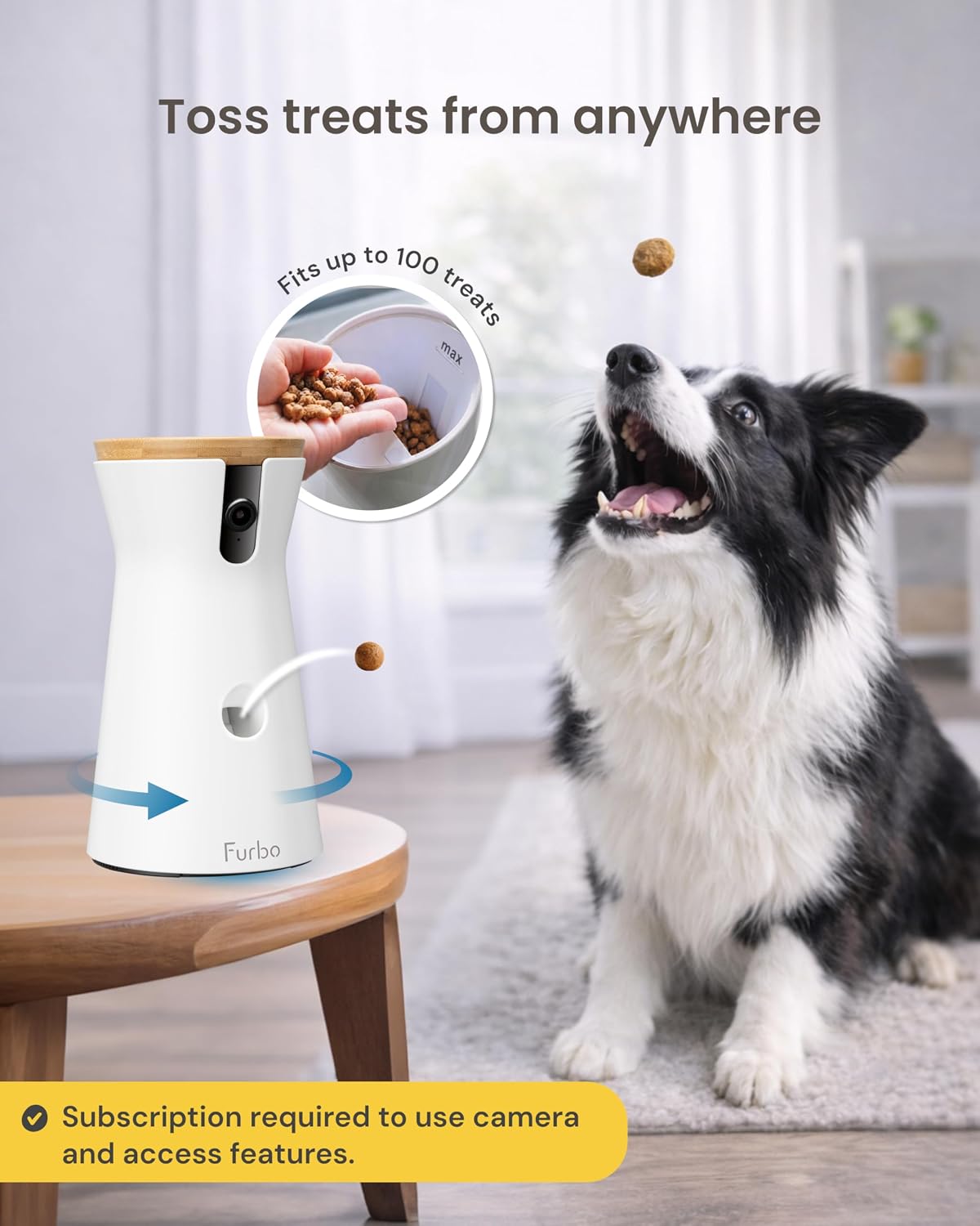 360° Dog Camera [Paid Plan Required to Activate]