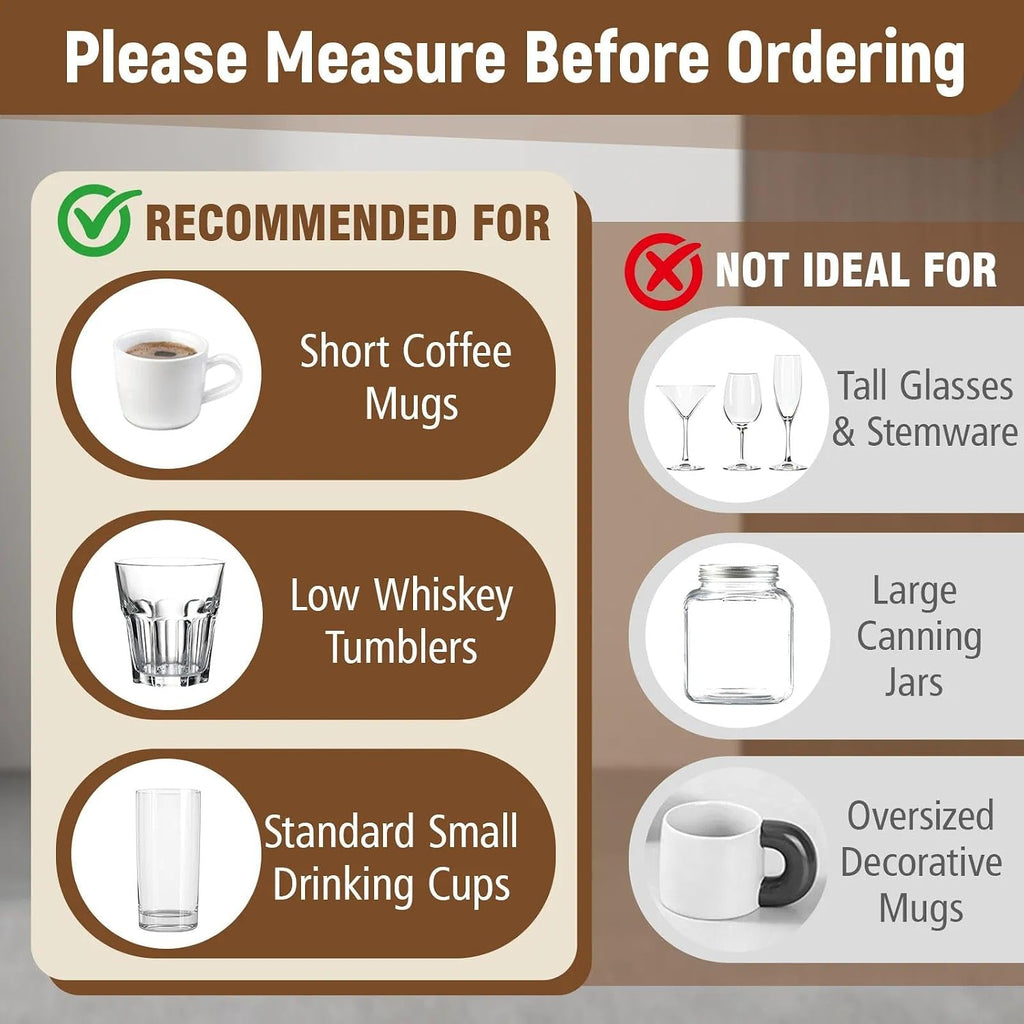 2-Tier Cup & Mug Moving Boxes for Small Coffee Mugs, Tea Cups & Glassware