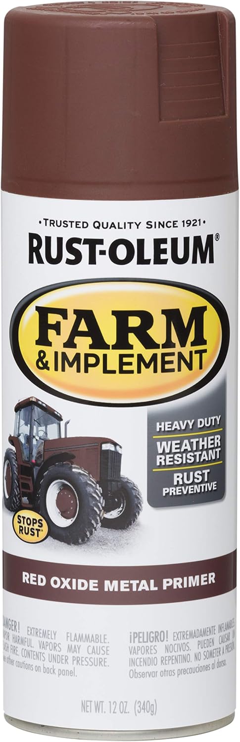 Farm & Implement Red Metal Oxide Primer Spray Paint