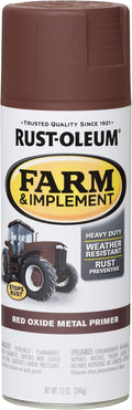 Farm & Implement Red Metal Oxide Primer Spray Paint