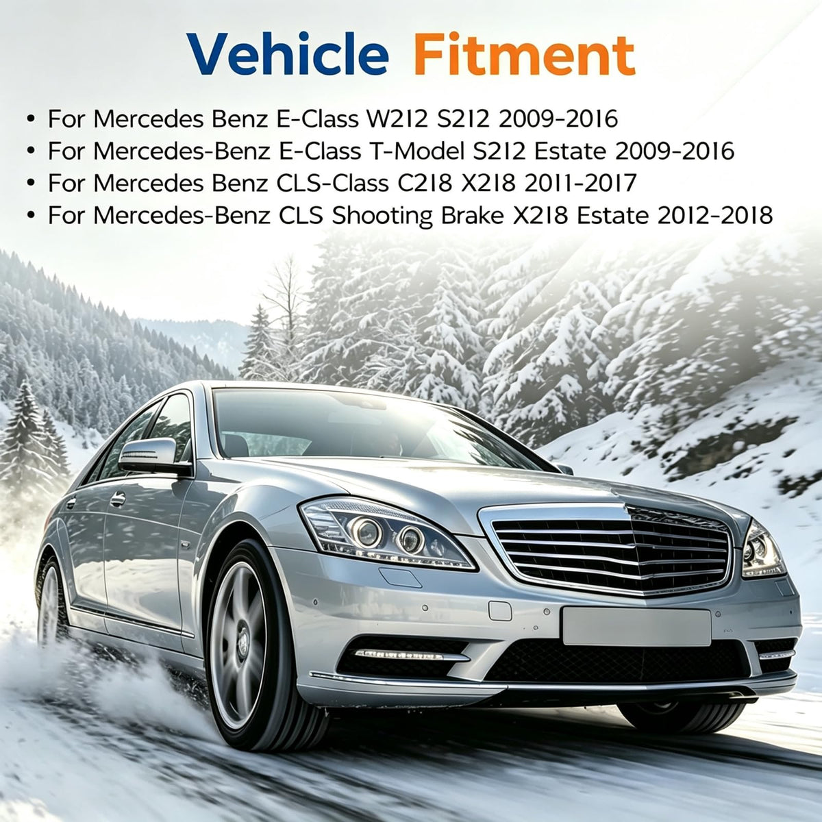 Air Suspension Compressor Pump for Mercedes E-Class W212 W218 E350 E500 E63