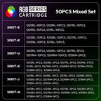 50PCS Tattoo Needles Cartridge Assorted Mixed Size