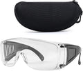 Shooting Glasses Over Eyeglasses, AntiFog Safety Glasses Over Prescription OTG