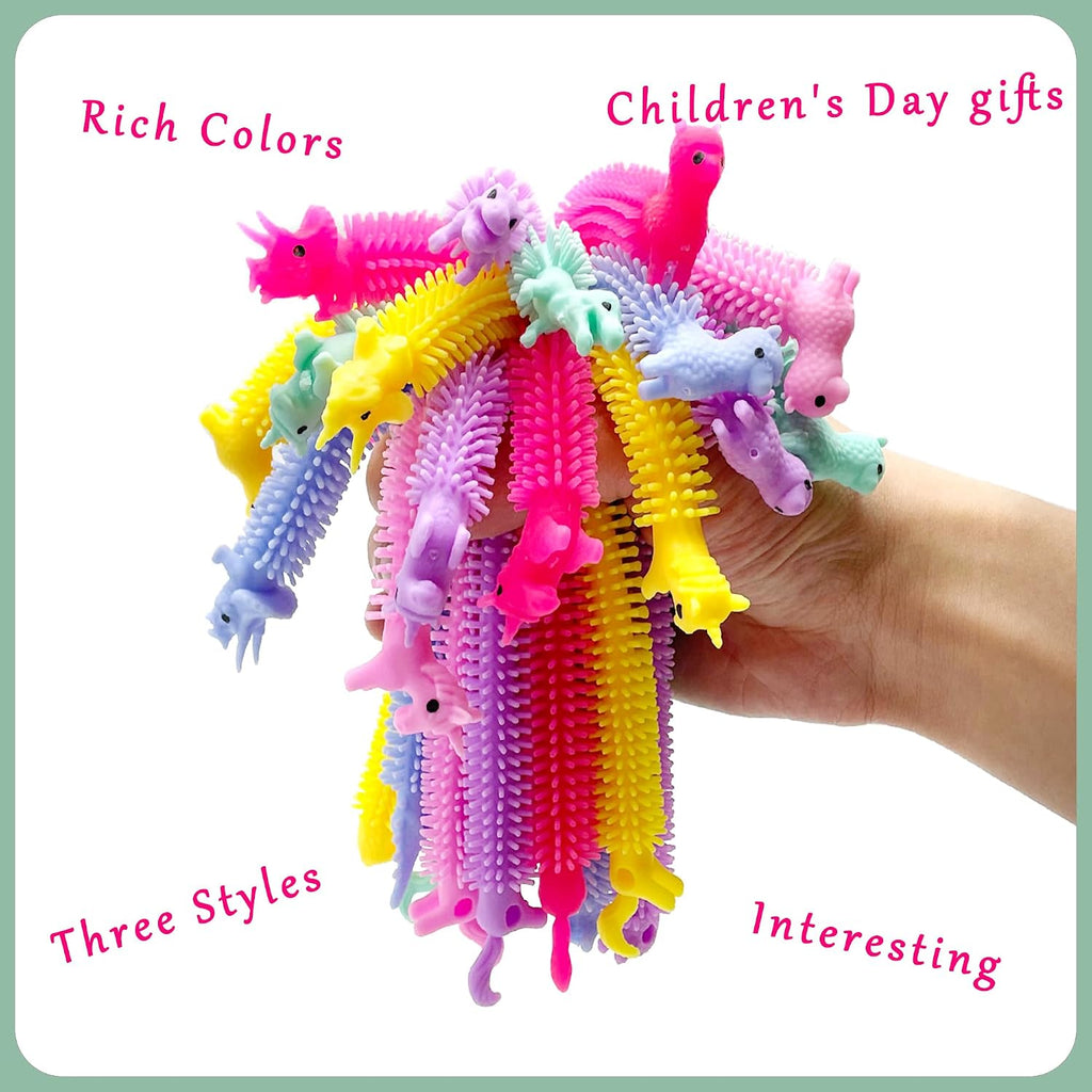 30 Pack Stretchy Strings Fidget Toys, Sensory Toys Bulk for Kids, Adults Stress Relief, Anti-Anxiety Autism Toys