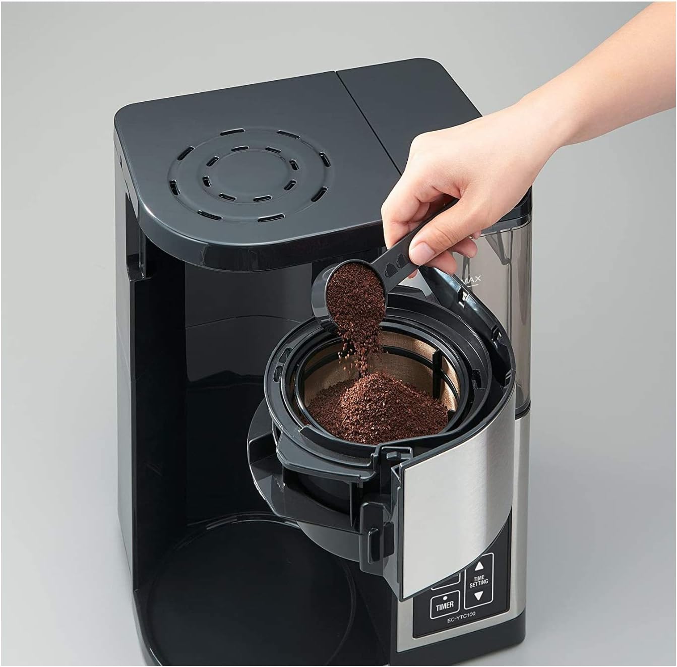 EC-YTC100XB 10-Cup Coffee Maker (Stainless Steel/Black)