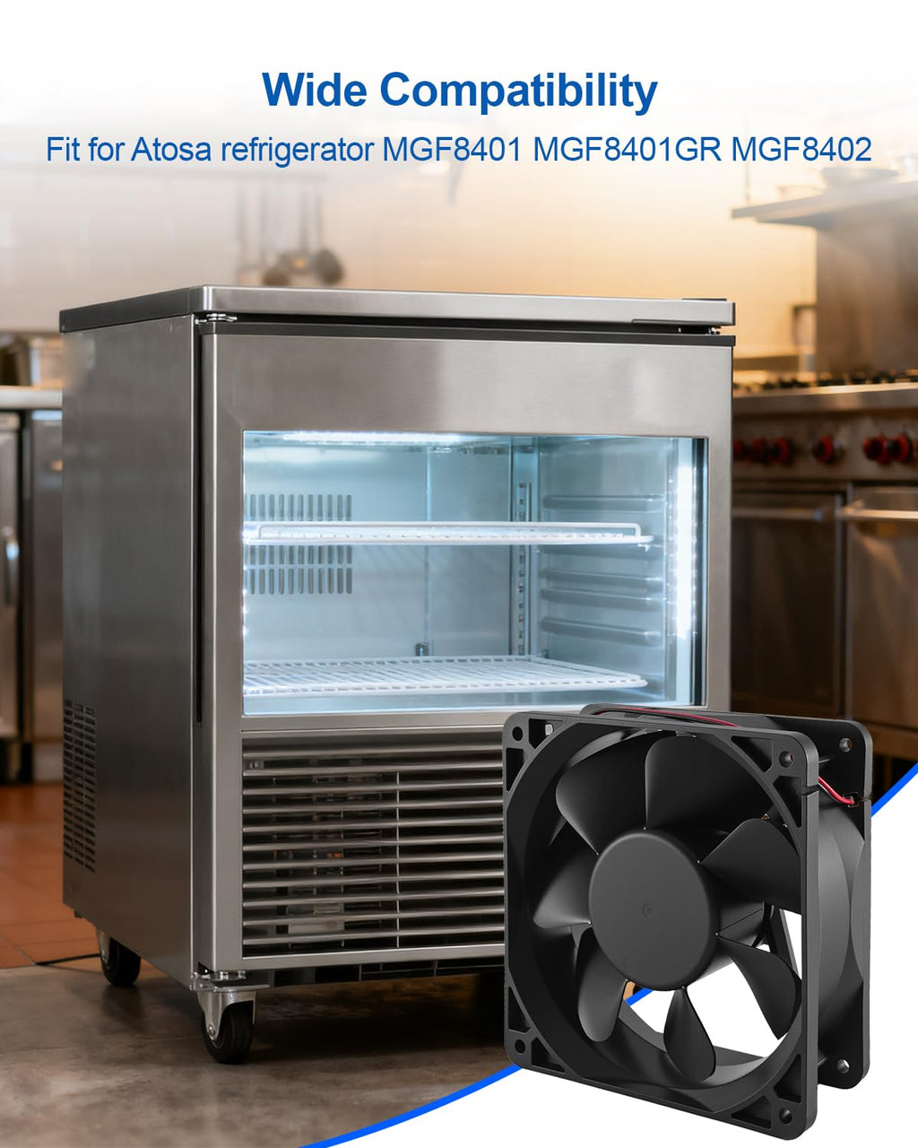W0301101 W0301112 Evaporator Fan Motor Fit for ATOSA MGF8401GR MGF8402