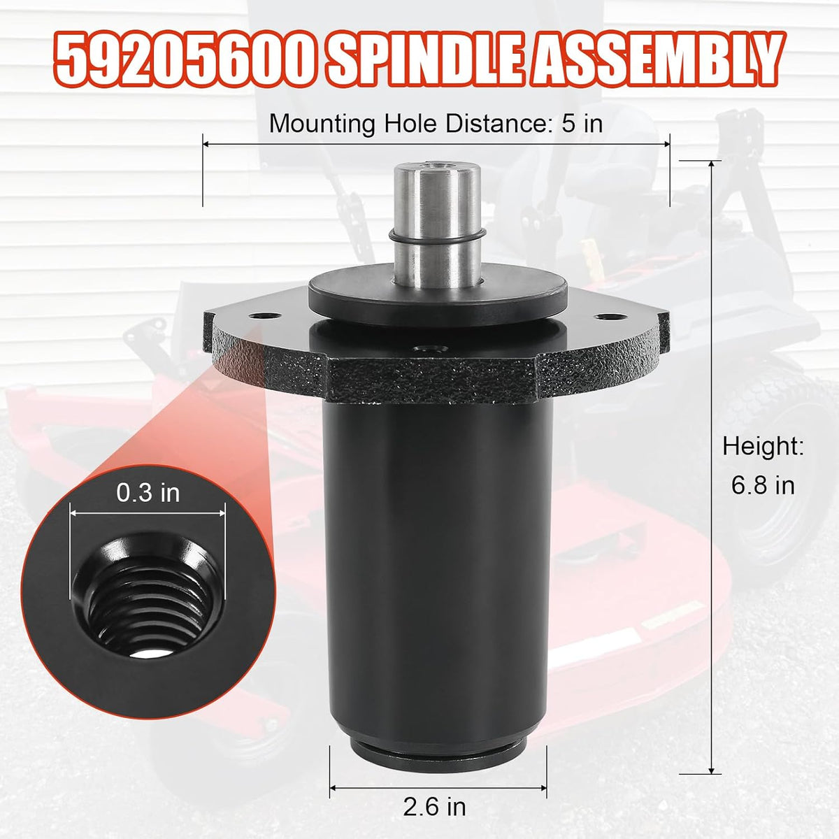 59202600 Mower Deck Spindle Compatible with Ariens Gravely