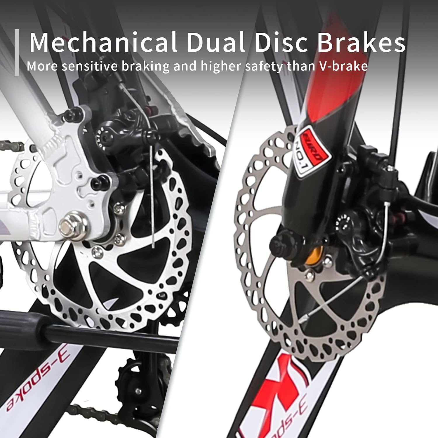 29” /27.5" Mountain Bike，29" Men Mountain Bike, Lightweight Aluminum Frame,Front Suspension Daul Disc Brakes 21 Speed