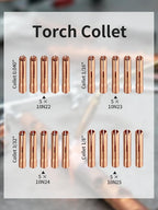 58 PCS TIG Welding Torch Kit