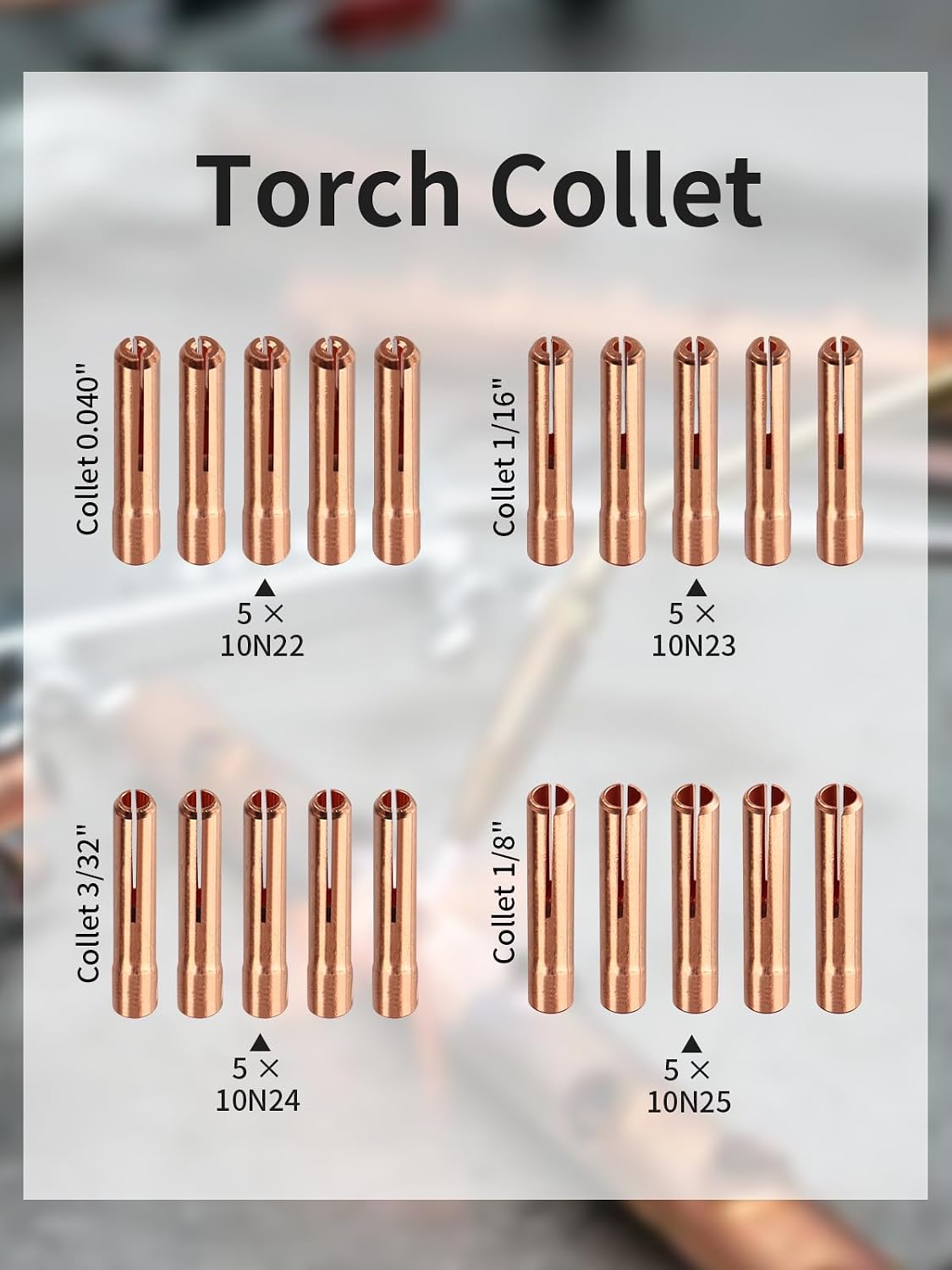58 PCS TIG Welding Torch Kit