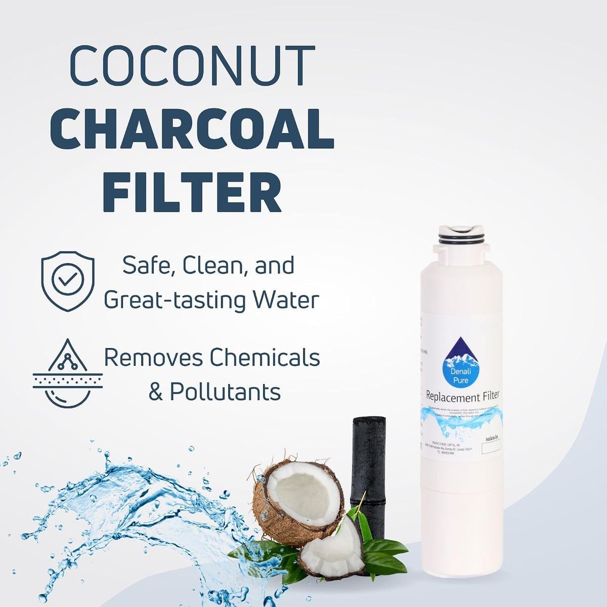 2x Replacement for Samsung RF260BEAESR/AA-0001 Refrigerator Water Filter