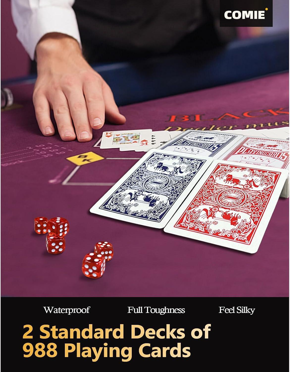 Poker Chips with Numbers,500PCS Poker Chip Set with Aluminum Travel Case,11.5 Gram Poker Set for Texas Holdem
