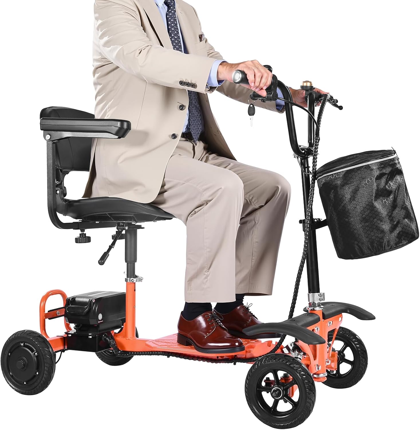 2025 Upgraded Lightweight Mobility Scooter for Adults & Seniors, 50lb Foldable, FAA & Cruise Approved with 12 Mile