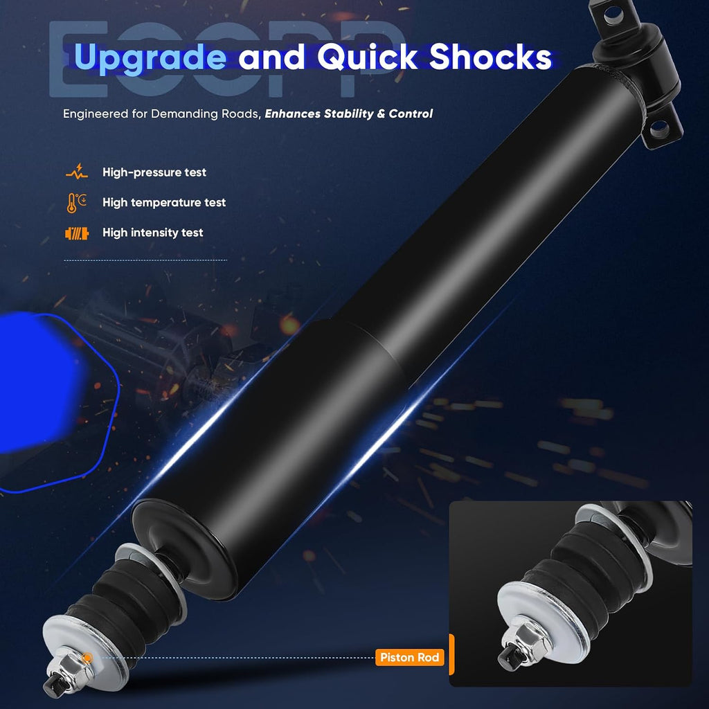 Shocks Silverado, ECCPP Front Rear Shock for Chevy Silverado 1500 1999-2007